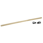 Schneider Electric - Actassi - barrette isolée pour châssis 19P - laiton - 480x10x5mm - 40 connexions