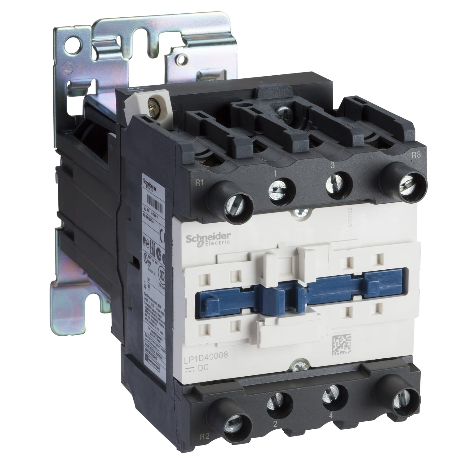 Schneider Electric - TeSys LP1D - contacteur - 4P (2F+2O) - AC-1 440V - 60A - bobine 125Vcc