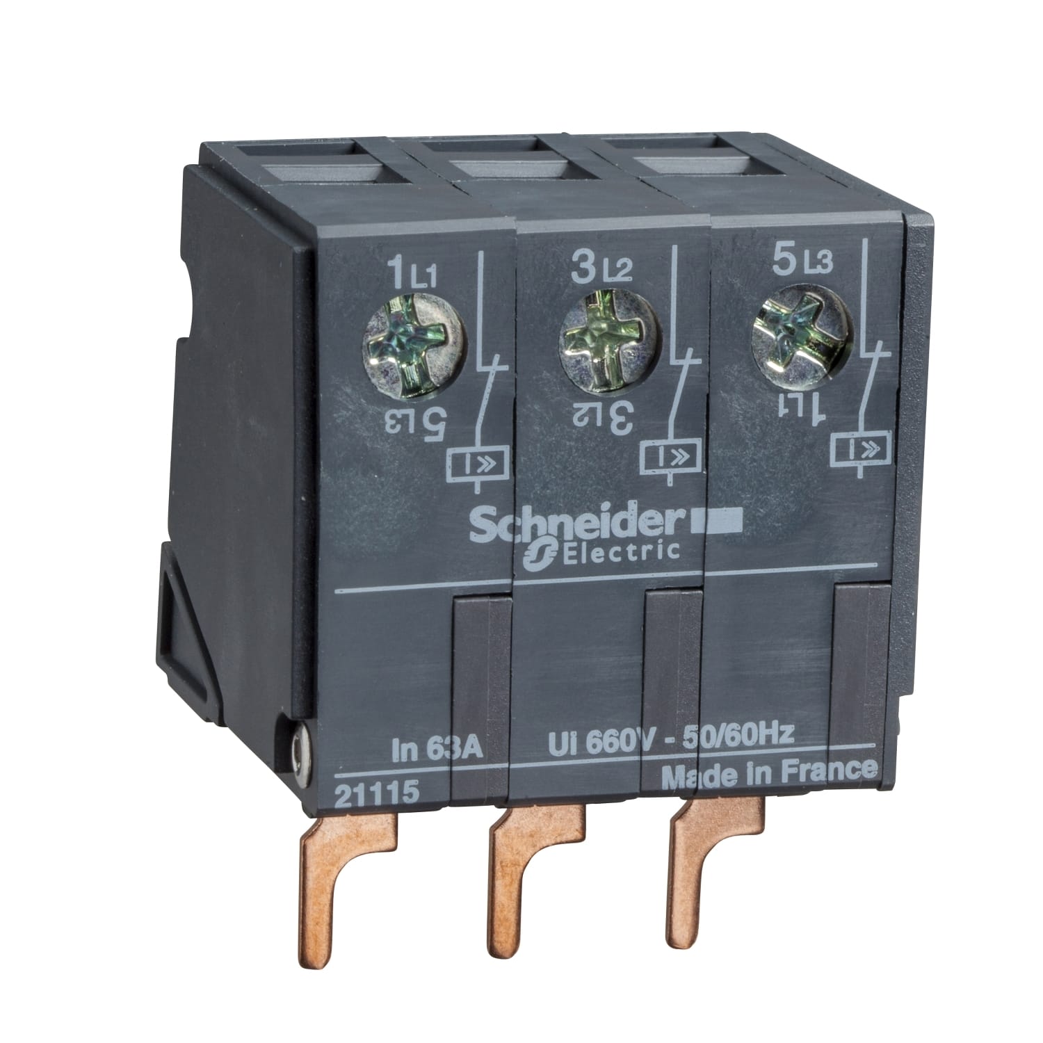 Schneider Electric - P25M - bloc limiteur 63A
