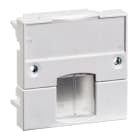 Schneider Electric - Actassi - support adaptable 45x45mm blanc polaire - volet incolore