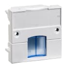 Schneider Electric - Actassi - support adaptable pour RJ45 S-ONE45x45mm blanc polaire - volet bleu