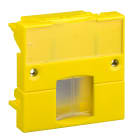 Schneider Electric - Infraplus-MP - Support adaptable jaune 45x45 volet transparent