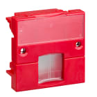 Schneider Electric - Infraplus-MP - Support adaptable rouge 45x45 volet transparent