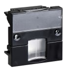 Schneider Electric - Infraplus-MP - Support adaptable noir 45x45 volet transparent