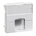 Schneider Electric - Actassi - support non-adaptable 45x45mm blanc polaire - volet incolore