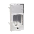 Schneider Electric - Actassi - support adaptable pour S-ONE 22,5x45mm blanc polaire - volet incolore