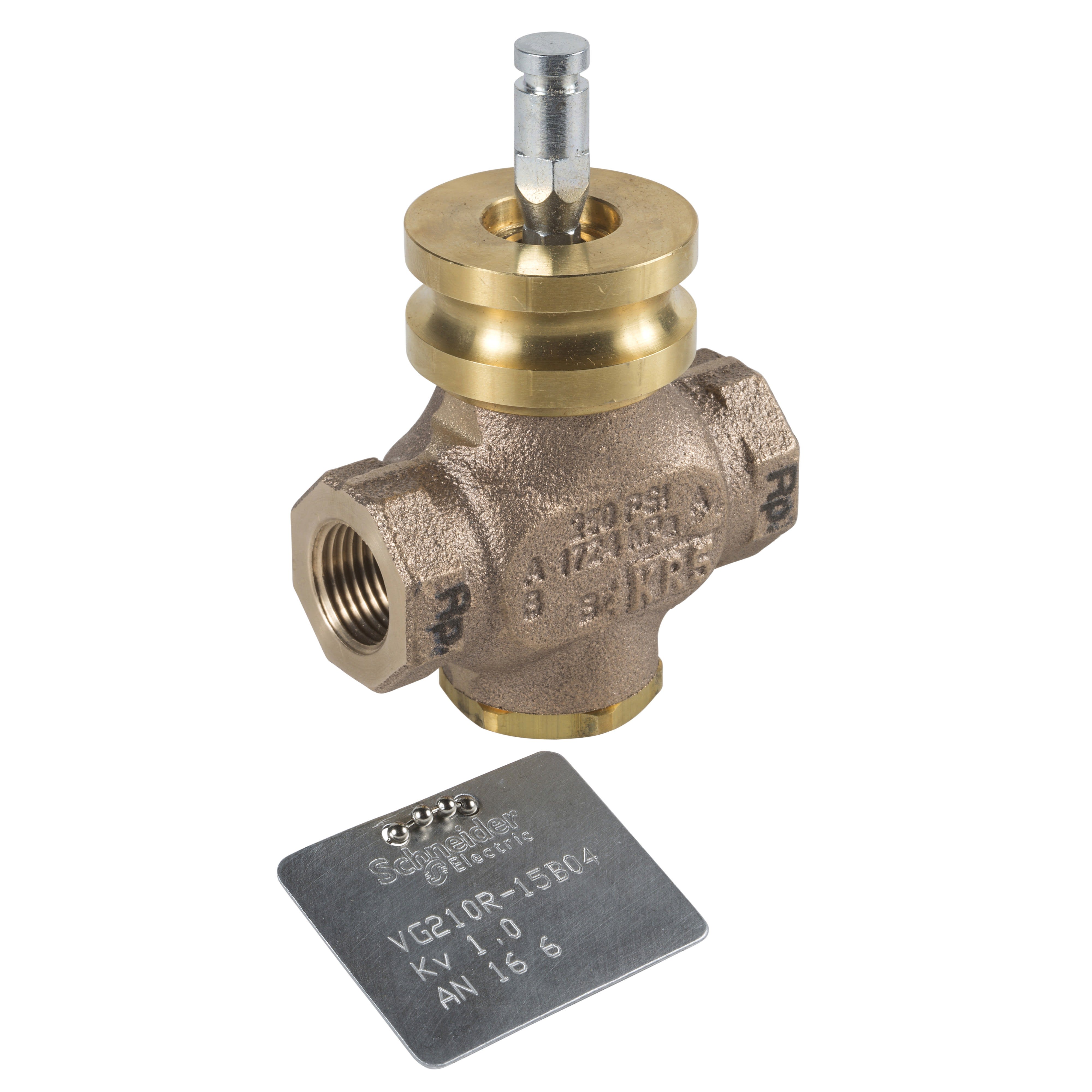 Schneider Electric - Vanne 2 voies à siège PN16 DN15 Kv2.5