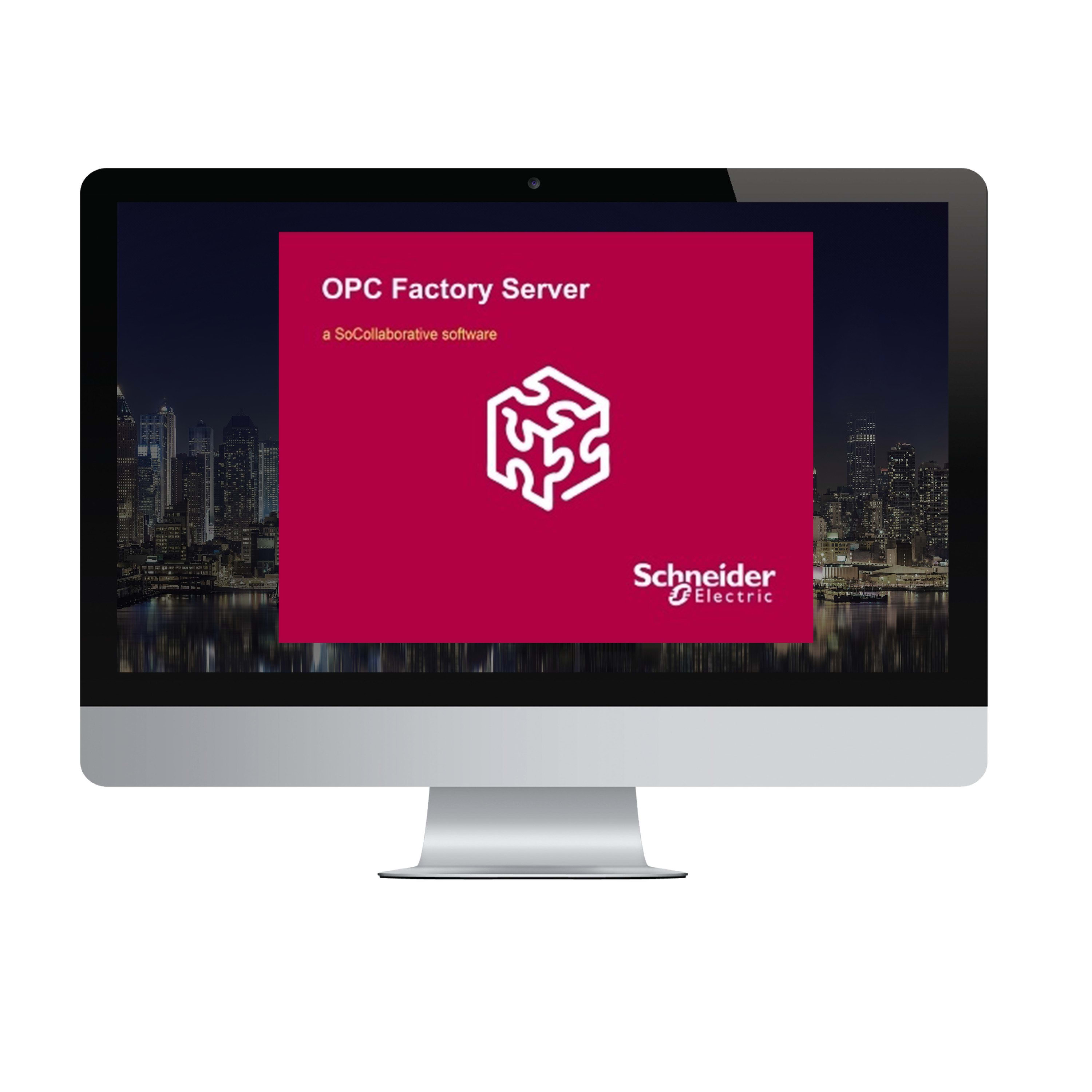 Schneider Electric - Service IND - OPC Factory Server Large 1Poste Abonnement Annuel