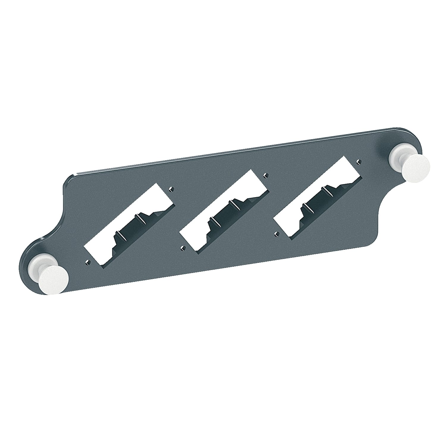 Schneider Electric - Actassi - plaque support de traversée vide pour 3 adaptateurs SC duplex