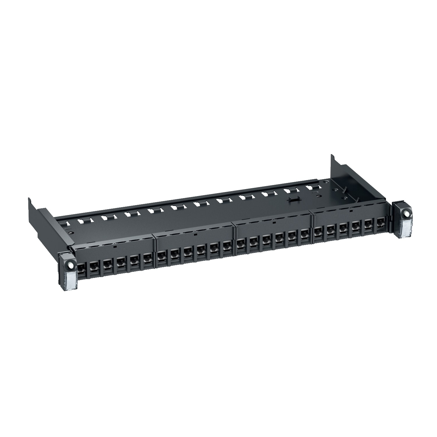 Schneider Electric - Actassi - panneau 19P coulis. Bas. 1U 24 ports - équipé S-One RJ45 blindés C6A