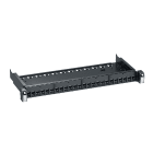 Schneider Electric - Actassi - panneau 19P coulis. Bas. 1U 24 ports - equipe S-ONe RJ45 blindes C6