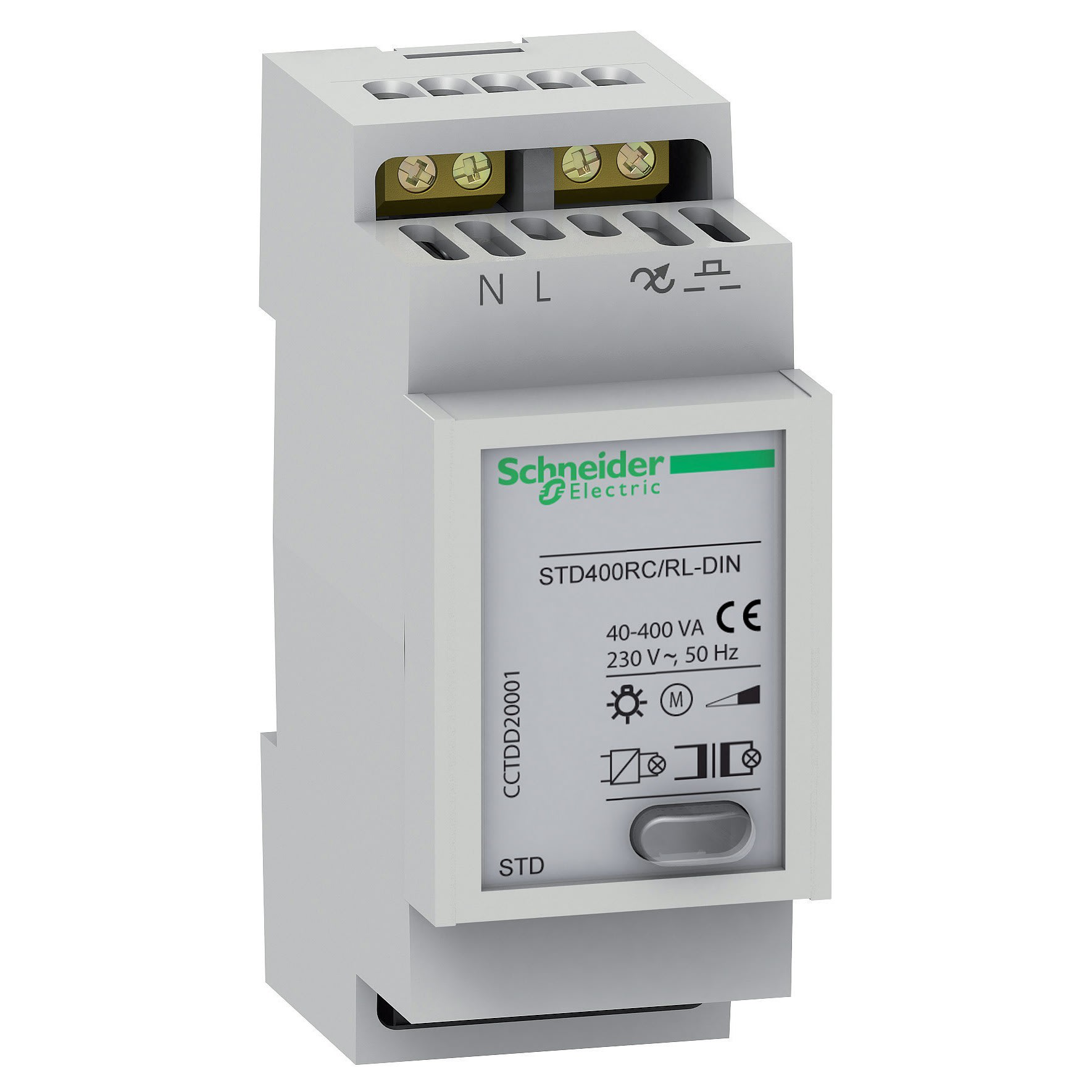 Schneider Electric - STD - télévariateur - 400W - DIN - commande éclairage simple