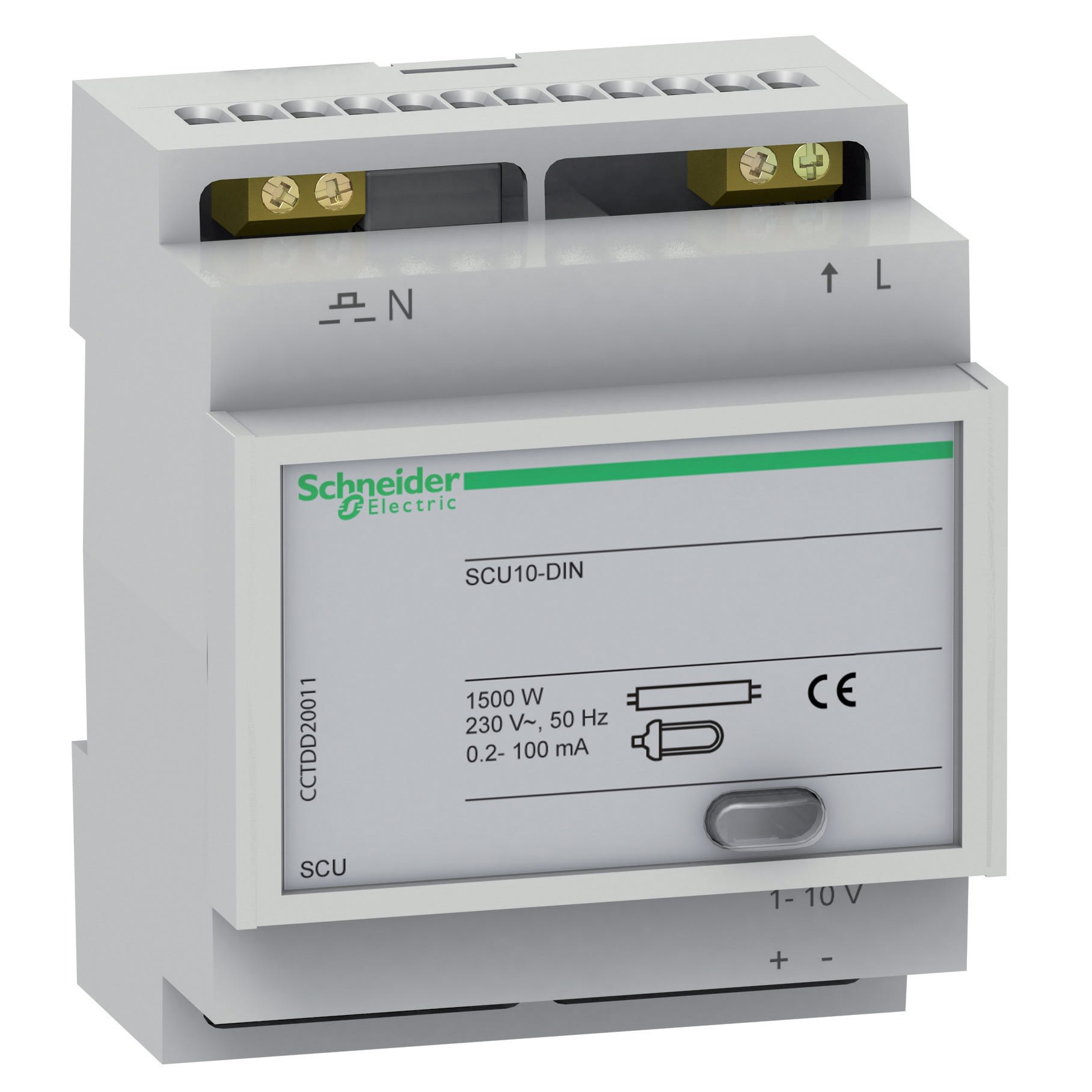 Schneider Electric - STD - télévariateur - lampes fluorescentes 1-10V - DIN - commde éclairage simple