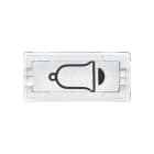 Schneider Electric - D-Life - symbole de rechange hublot d'enjoliveur - transparent picto carillon