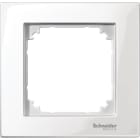 Schneider Electric - Merten M-Plan - plaque de finition - 1 poste - blanc polaire brillant