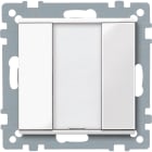 Schneider Electric - KNX M-Plan - commande multifonction - 2 BP - blanc polaire brillant