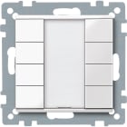 Schneider Electric - KNX M-Plan - commande multifonction - 8 BP - blanc polaire brillant
