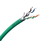 Schneider Electric - Actassi - cable CL-C - Cat6 F-UTP D - 4paires 250Mhz - vert - au metre lineaire