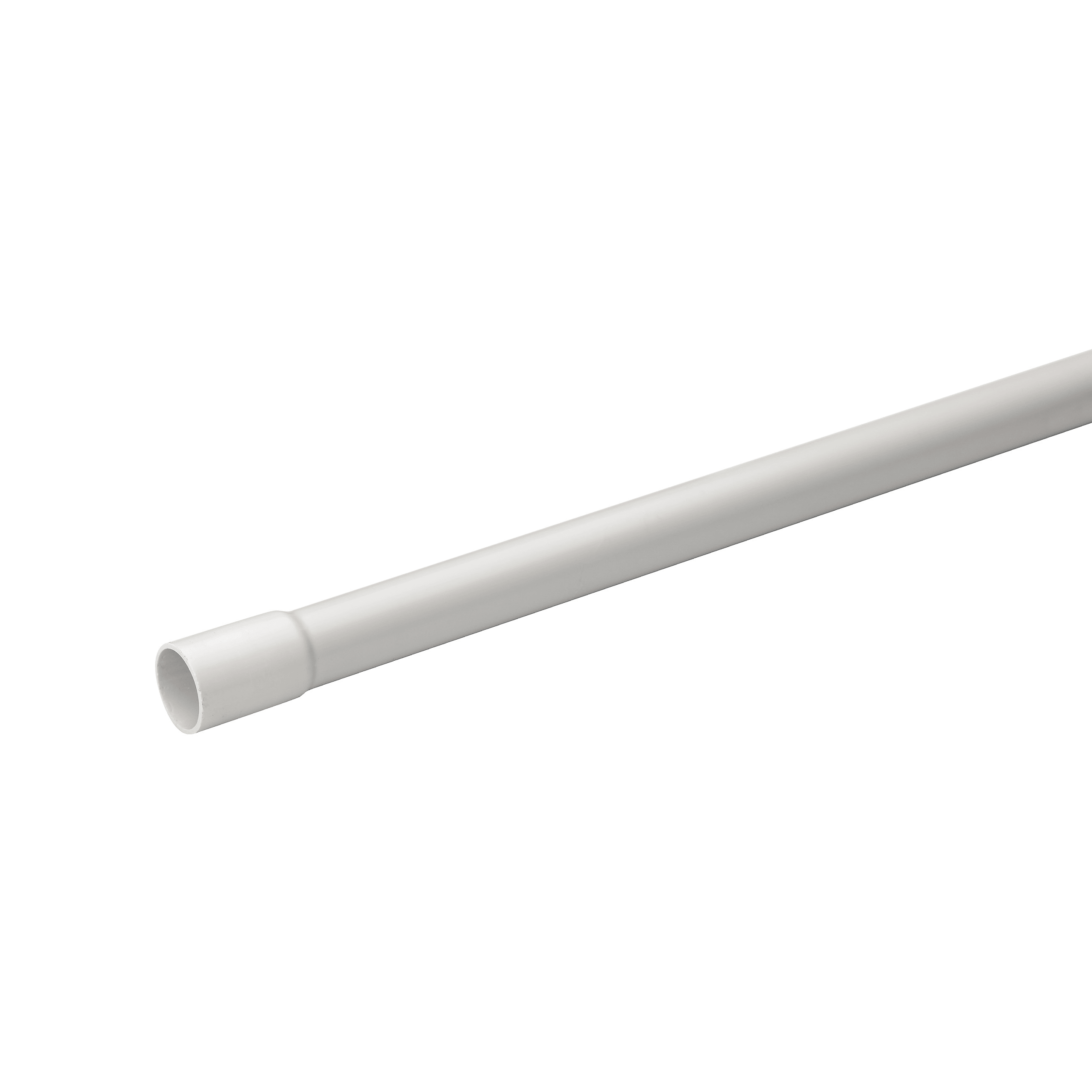 Schneider Electric - Mureva Tube - conduit rigide tulipé PVC gris - Ø20mm/2m - au mètre linéaire