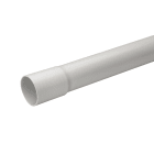 Schneider Electric - Mureva Tube - conduit rigide tulipé PVC gris - Ø40mm/3m - au mètre linéaire