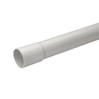 Schneider Electric - Mureva Tube - conduit rigide tulipé PVC gris - Ø50mm/3m - au mètre linéaire