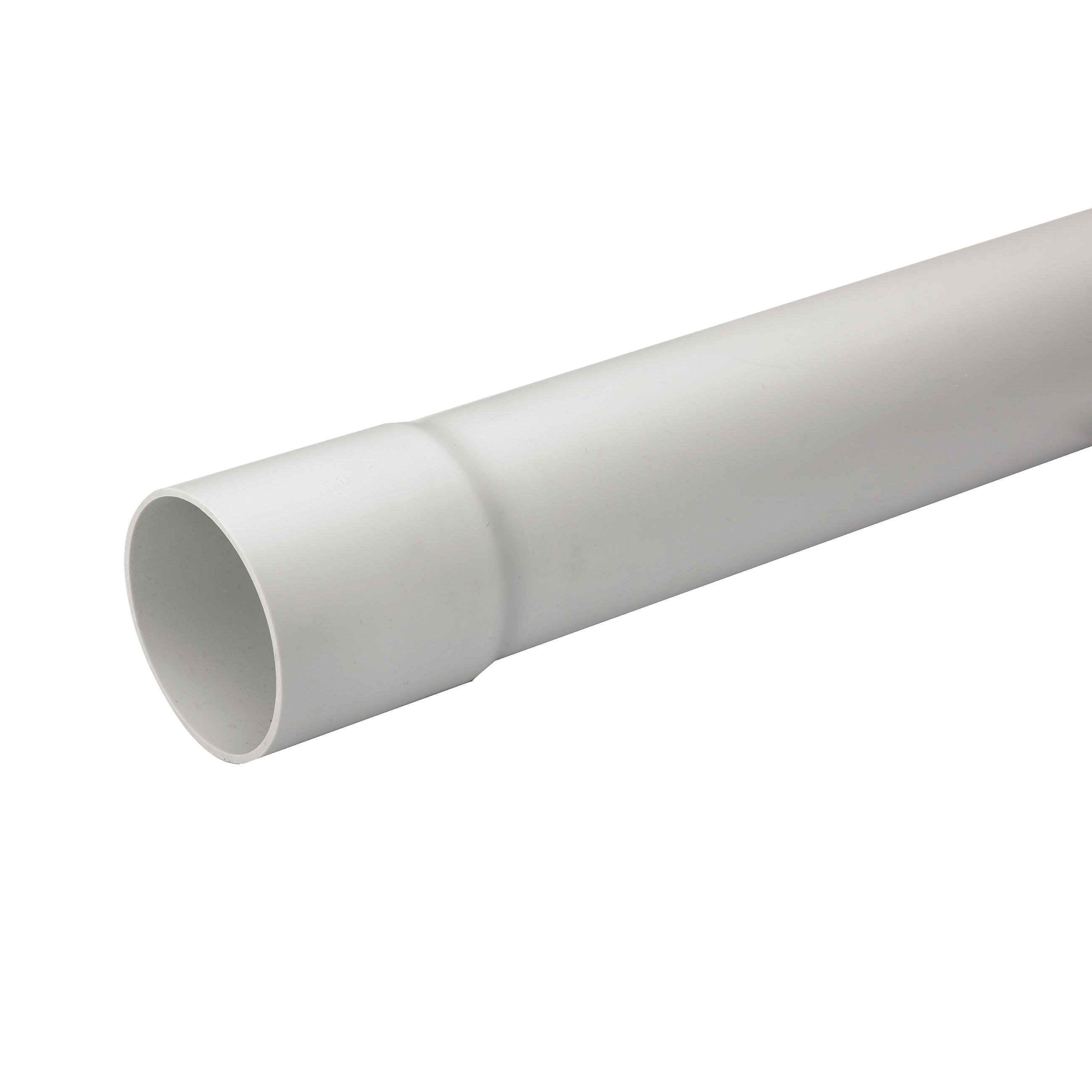 Schneider Electric - Mureva Tube - conduit rigide tulipe PVC gris - D63mm-3m - au metre lineaire