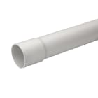 Schneider Electric - Mureva Tube - conduit rigide tulipé PVC gris - Ø63mm/3m - au mètre linéaire