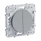 Schneider Electric - Reconditionné - Odace 2011 - double va-et-vient - aluminium  - connexion rapide