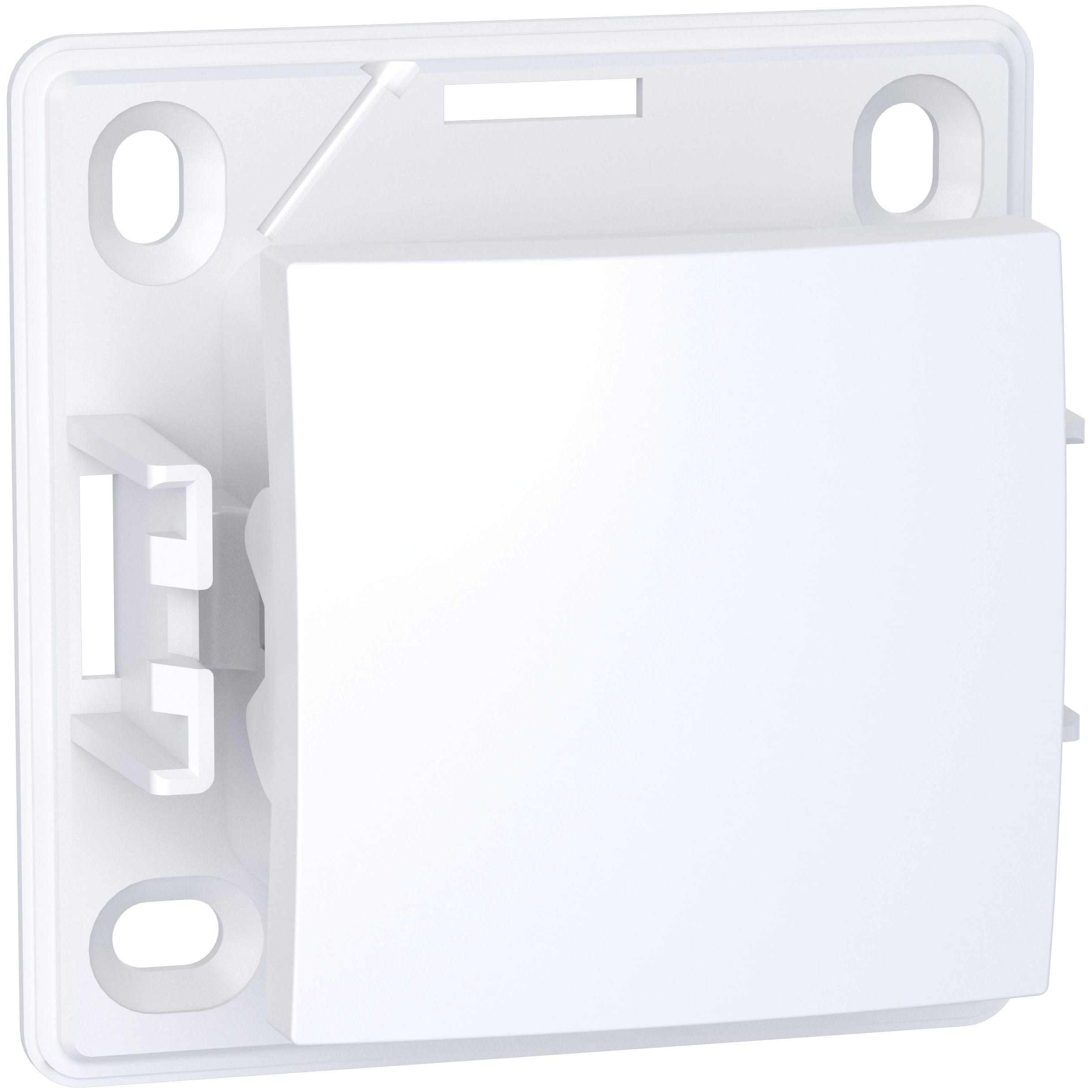 Schneider Electric - Alréa, Poussoir à fermeture, blanc polaire