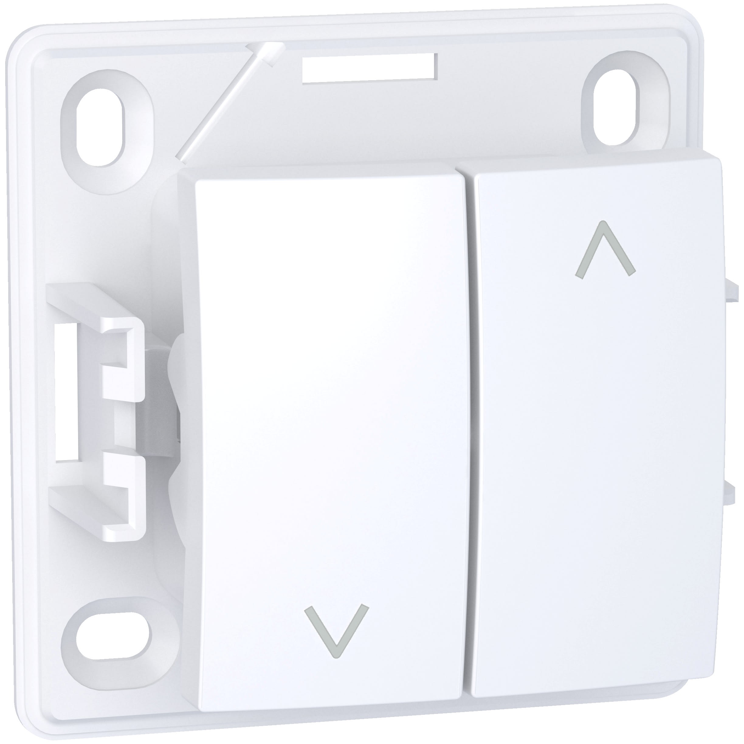 Schneider Electric - Alréa, Poussoir volets roulants, blanc polaire