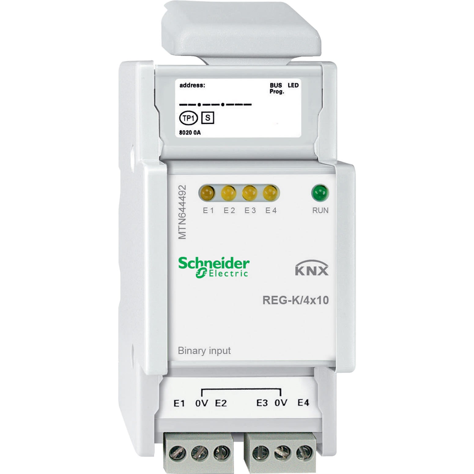 Schneider Electric - KNX - module d'entrée binaire KNX 4x10V