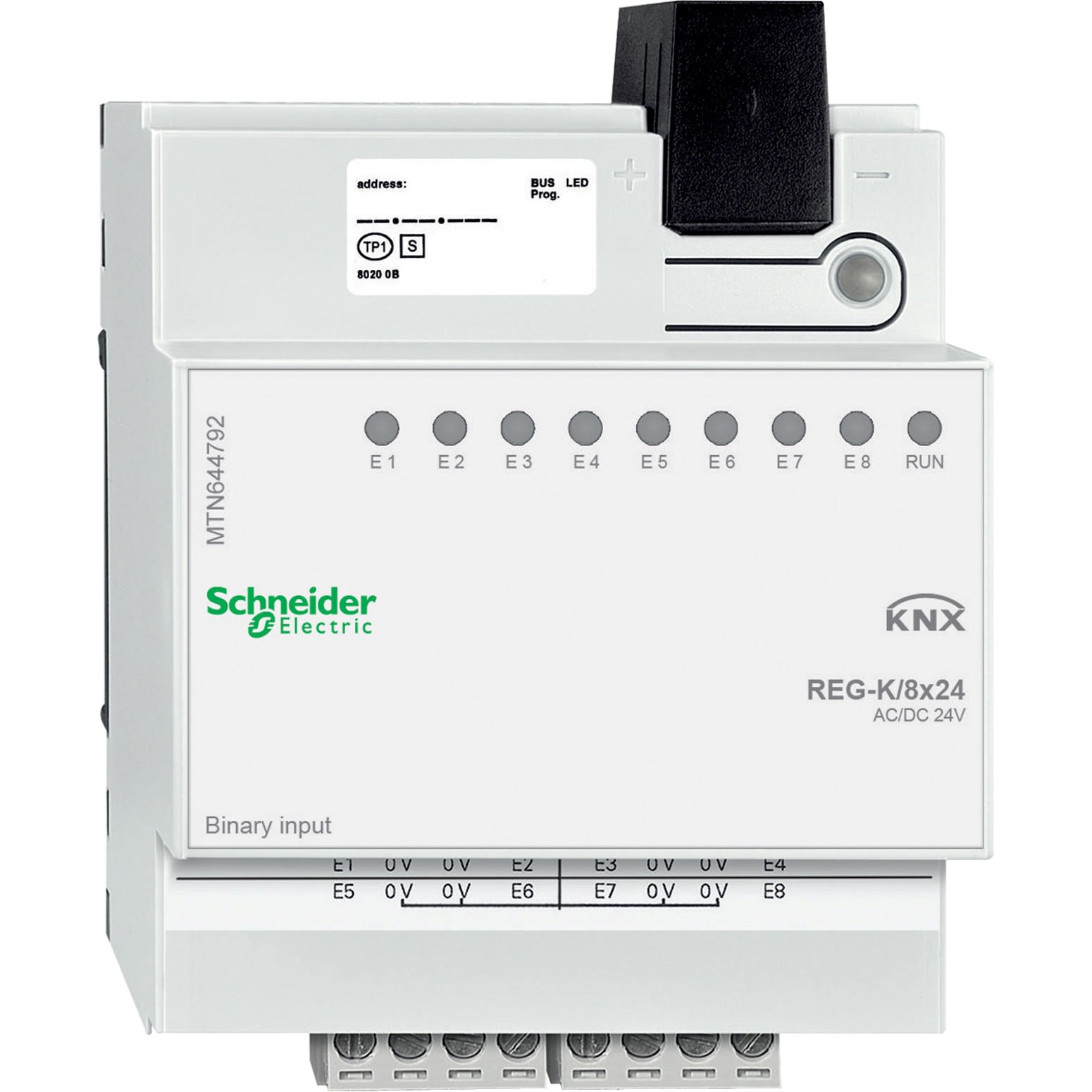 Schneider Electric - KNX - module d'entrée binaire KNX 8x24V