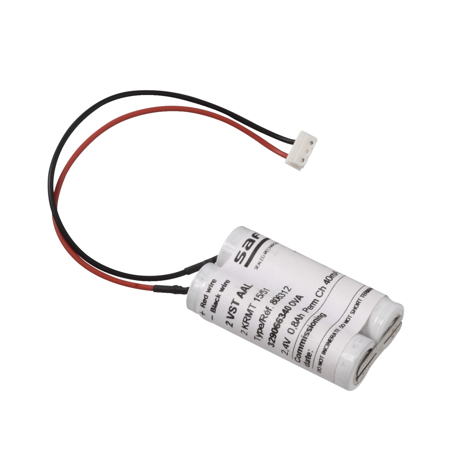 Schneider Electric - Exiway  - batterie de rechange - Ni-Cd 2,4V 0,8Ah - pour blocs autonomes - ESI