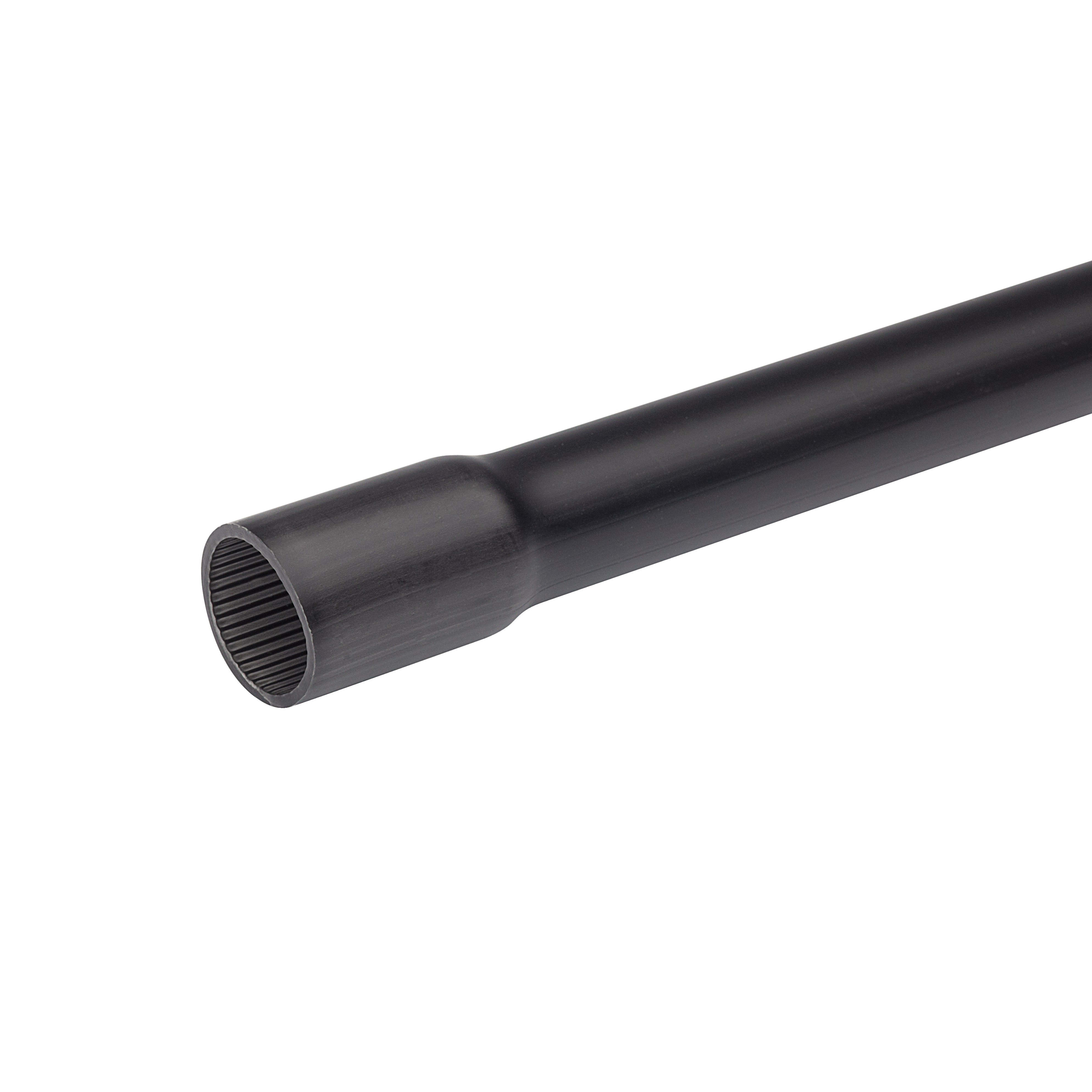 Schneider Electric - Mureva Tube - conduit rigide tulipé sans halogène noir Ø20mm - au mètre linéaire