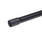 Schneider Electric - Mureva Tube - conduit rigide tulipé sans halogène noir Ø20mm - au mètre linéaire
