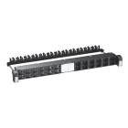 Schneider Electric - Actassi - panneau d'angle 19p 1U 24 ports - équipé RJ45 S-One STP Cat 6A