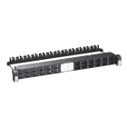 Schneider Electric - Actassi - panneau d'angle 19p 1U 24 ports - équipé RJ45 S-One STP Cat 6A