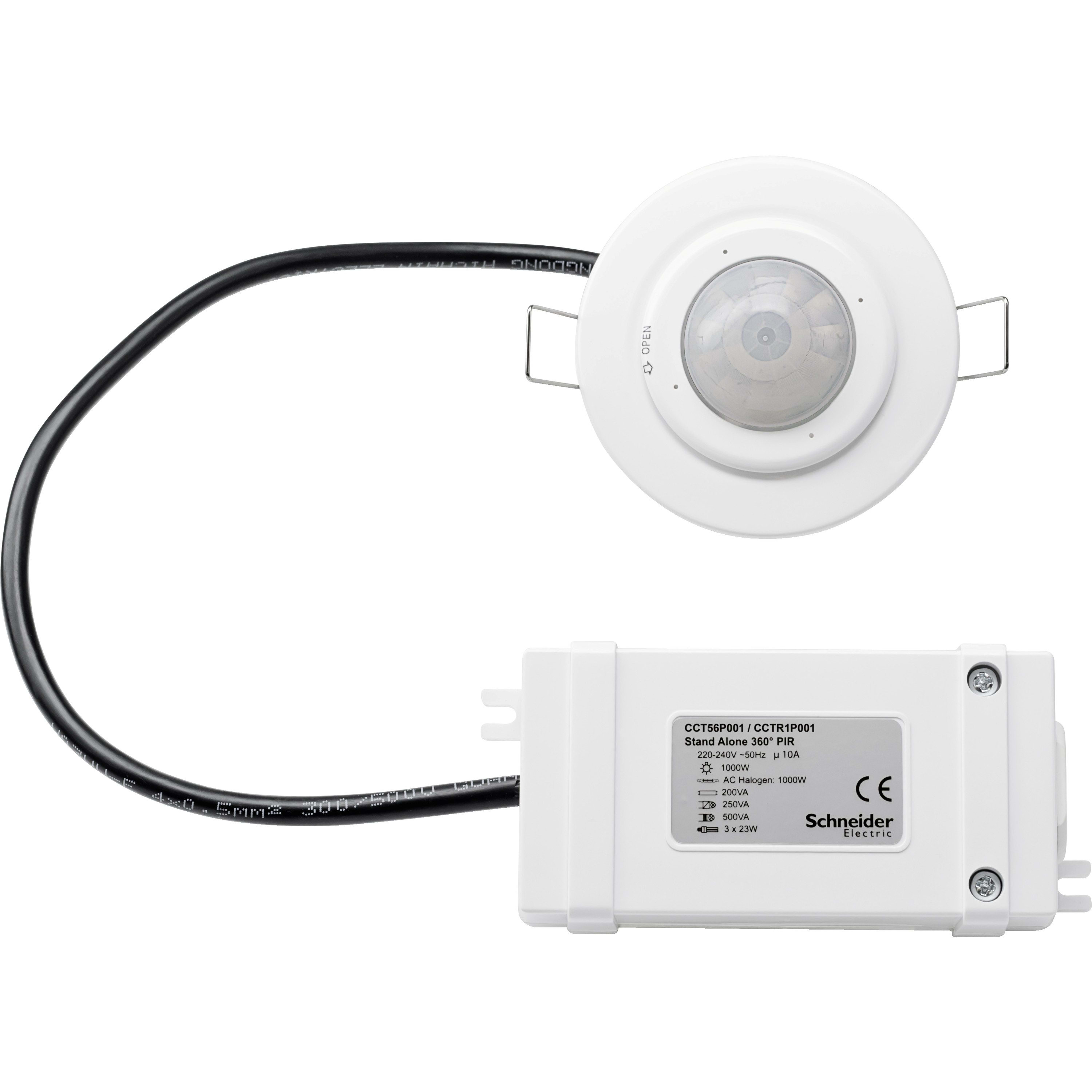 Schneider Electric - Argus Standard - dét. de mouvement - encastré faux plafond - int. 360° - carton