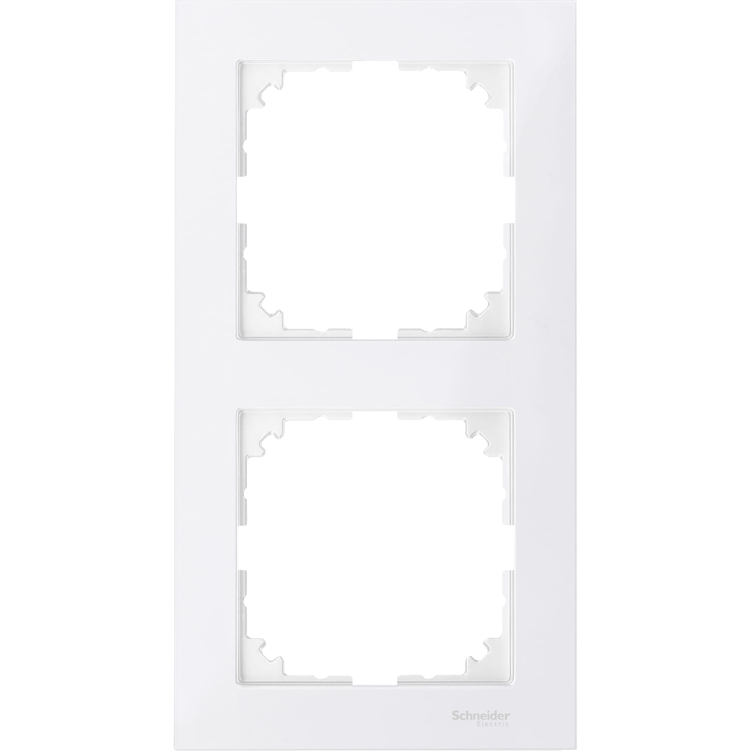Schneider Electric - M-PURE CADRE DOUBLE BLANC POLAIRE