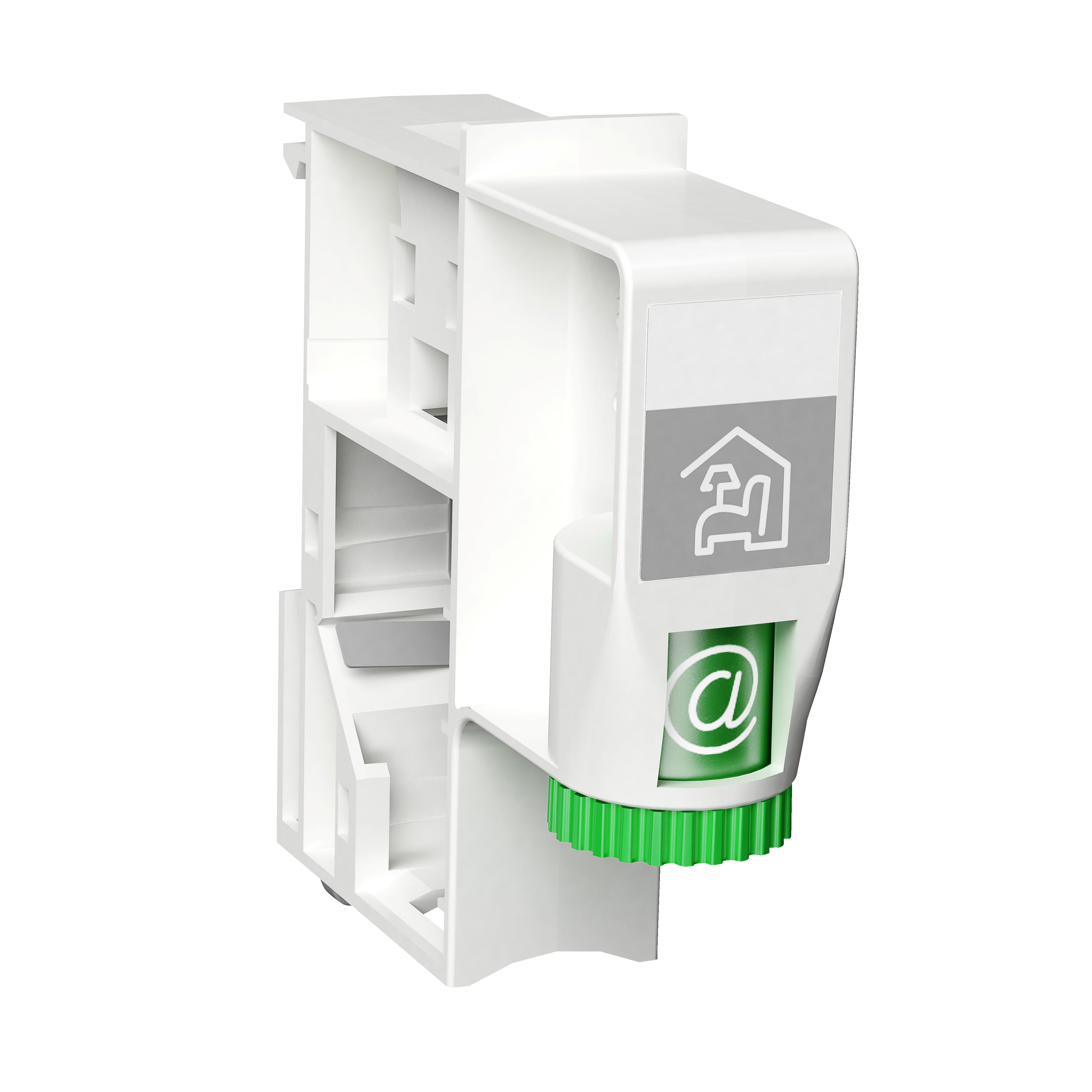 Schneider Electric - Resi9 Connect Accessoire 1 Fix RJ45 vide pour connecteur RJ45 S-ONE