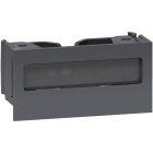 Schneider Electric - OptiLine 45 - clip de verrouillage pour goulotte - porte etiquette - anthracite