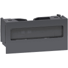 Schneider Electric - OptiLine 45 - clip de verrouillage pour goulotte - porte etiquette - anthracite