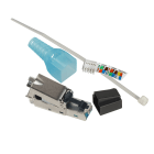 Schneider Electric - Actassi - Plug male RJ45 STP Cat6A 4PPoE dim. 14x45x14mm - livré avec collier
