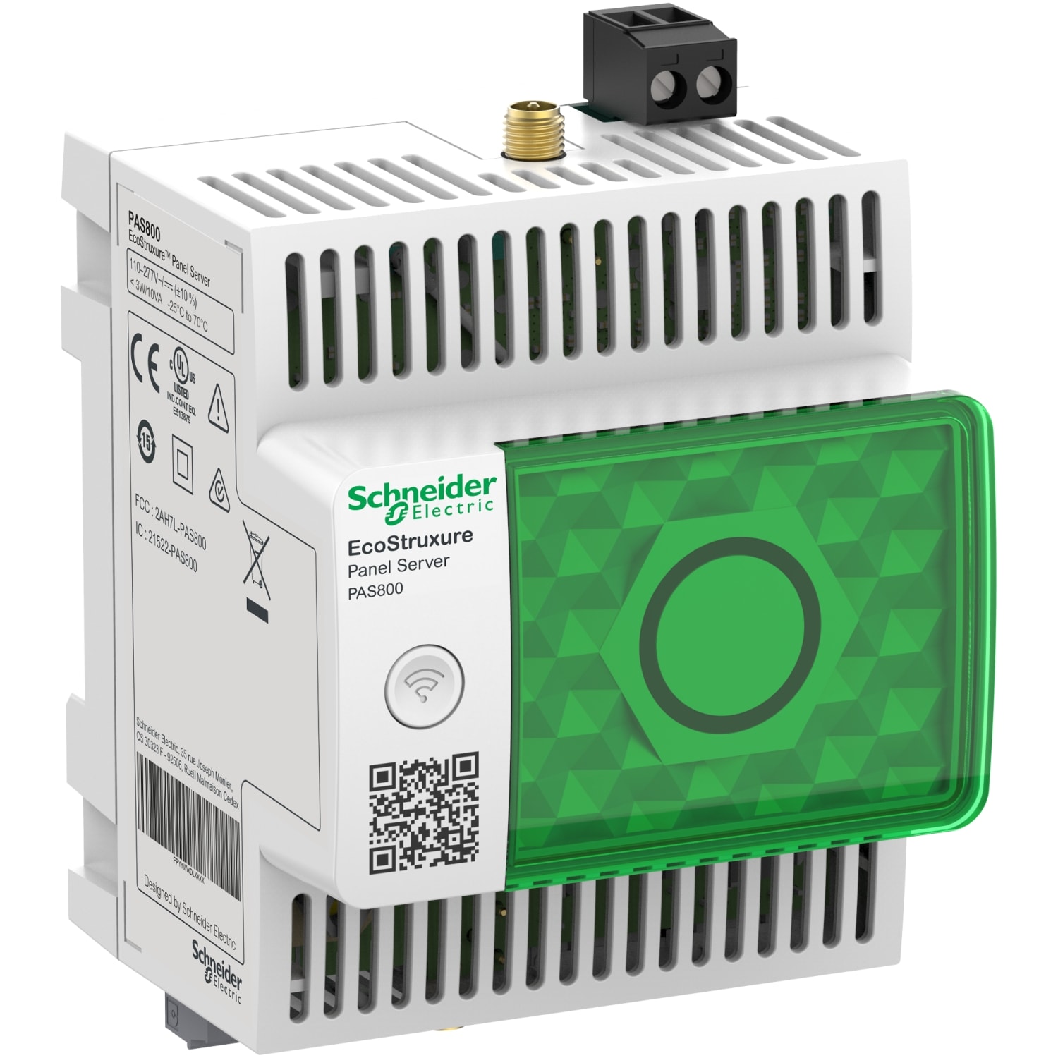 Schneider Electric - EnerlinX - EcoStruxure Panel Server Avancé - alim 110-277VACDC