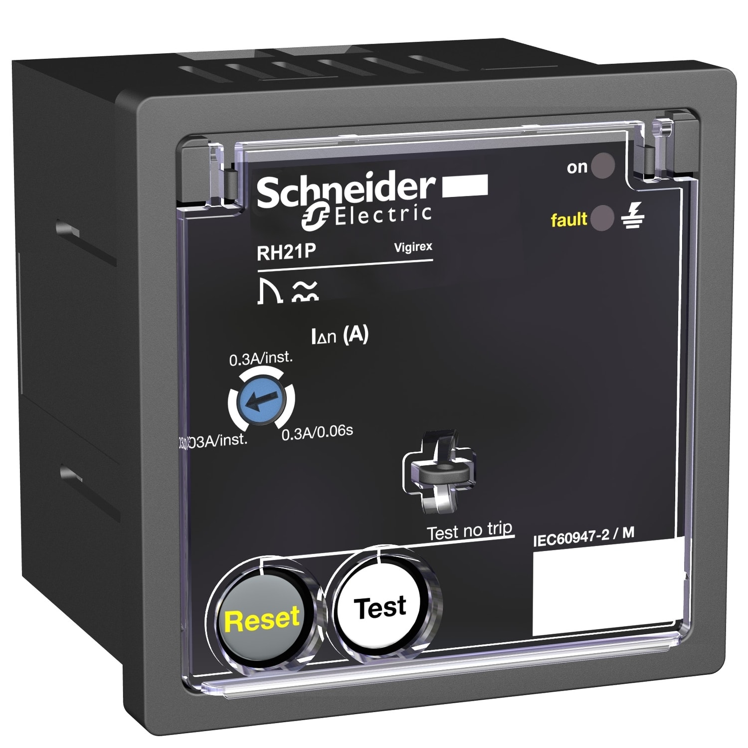 Schneider Electric - Vigirex RH21P 380-415VCA sensibilité 0,03A/0,3A instantané