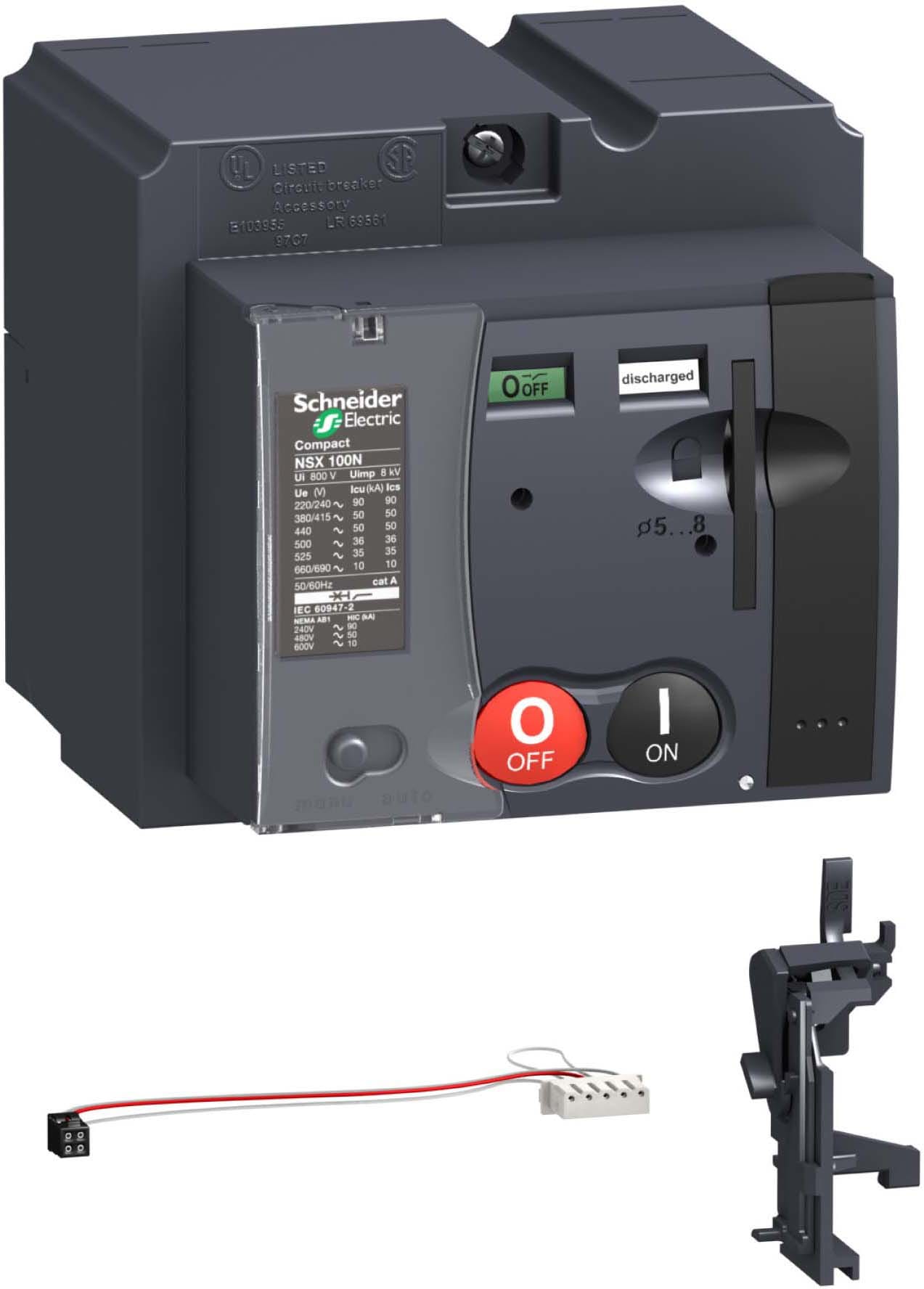 Schneider Electric - ComPacT NSX - Télécommande communicante avec adaptateur SDE - 220/240Vca NSX160