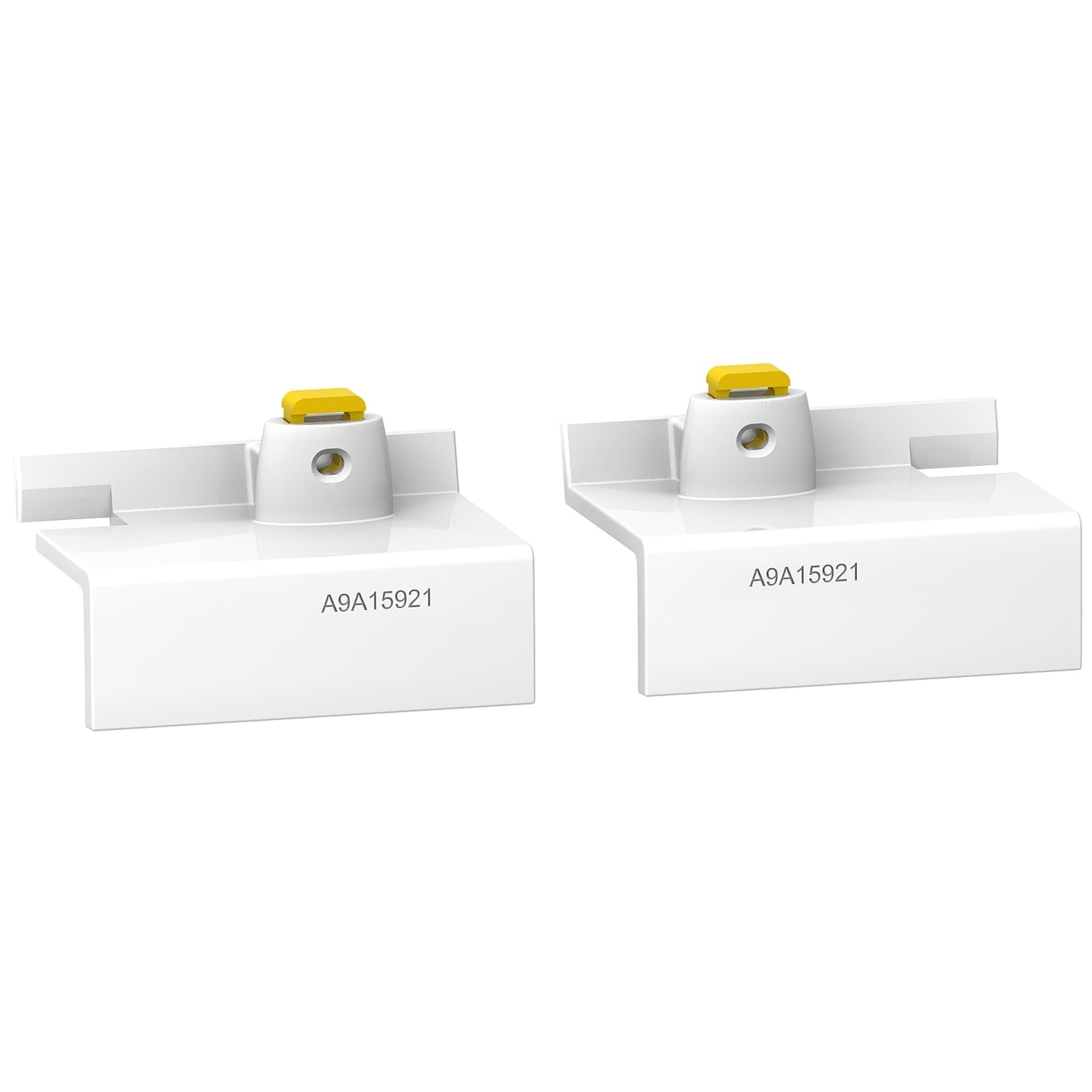 Schneider Electric - Acti9, 20 cache-vis plombables 3P et 4P 25A, lot de 10 amont et 10 aval