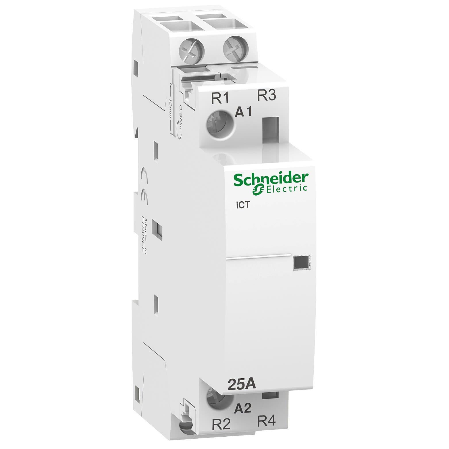 Schneider Electric - Acti9 iCT - Contacteur auxiliarisable - 2P - 25A - 2NF - 230-240Vca - 50Hz