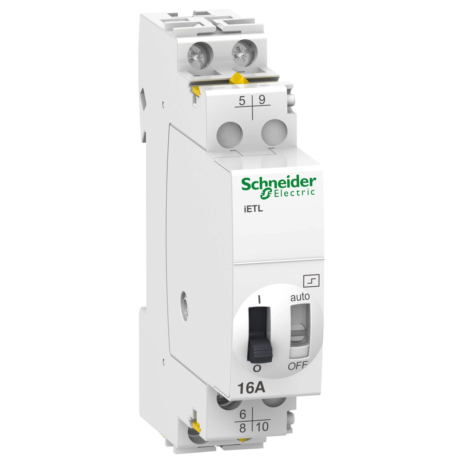 Schneider Electric - Acti9, iETL extension pour télérupteur 16A 1NO/NF+1NO 230..240VCA 110VCC 50-60Hz