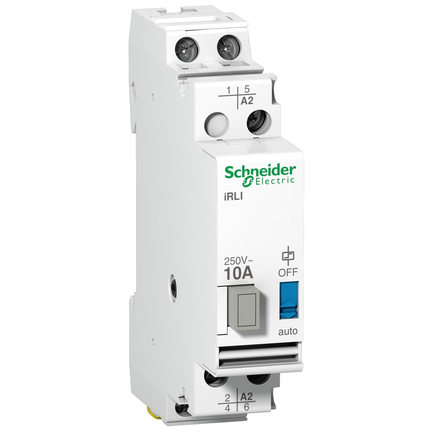 Schneider Electric - Acti9, iRLI relais inverseur 10A 2P tension de commande 230-240VCA, 1F + 1O-F